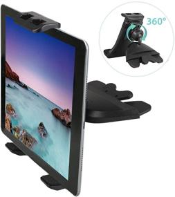 img 4 attached to Revolutionary 2 in 1 CD Slot Tablet Holder: The Perfect Solution for Easy Navigation