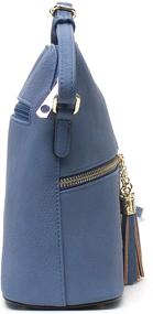 img 2 attached to Lightweight Medium Crossbody Tassel Adjustable Women's Handbags & Wallets for Crossbody Bags