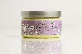 img 1 attached to 🐝 Bee All Natural Organic Intense Hand and Foot Salve | 4 Oz Jar | Lavender & Tea Tree | Boost Your Hand and Foot Care Routine