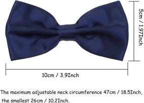 img 1 attached to Boys Children Formal Bow Ties Boys' Accessories
