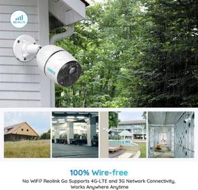 img 1 attached to 📷 Wire-Free 3G/4G LTE Security Camera for Outdoor Use | Solar/Rechargeable Battery Powered | Cloud/SD Card Storage | Starlight Night Vision | 2 Way Talk | PIR Motion Sensor - Reolink Go (US Version)