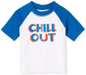 img 1 attached to 👕 Детский рэшгард с длинными рукавами от The Children's Place: Временная одежда для мальчиков для оптимальной защиты.