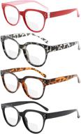 👓 stylish bifocal readers for women - eyekepper 4-pack bifocal reading glasses logo