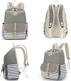 img 2 attached to Imyth Upgraded Causal Canvas Backpack: Elevate Your Carrying Experience