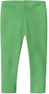 🩳 cropped cotton leggings - heather summer girls' clothing logo