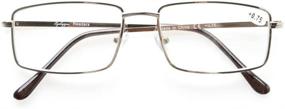 img 2 attached to 👓 Eyekepper 3-pack Large Metal Spring Temple Reading Glasses for Men