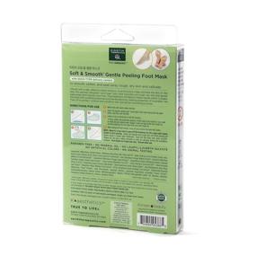 img 2 attached to 👣 Discover Smoother and Softer Feet with Earth Therapeutics Soft & Smooth Foot Mask - 2 Pairs