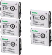 🔋 kastar hhr-p511 / hhr-p402 battery (5-pack): 3.6v 1800mah rechargeable cordless telephone battery – replacement for panasonic hhr-p511, hhr-p402 logo