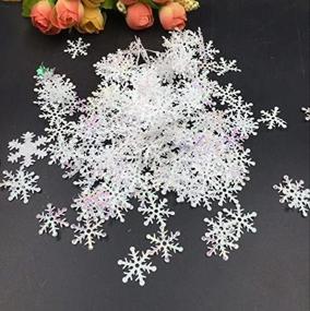 img 4 attached to Sorive Snowflakes Confetti Christmas Decorations