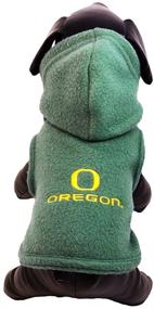 img 2 attached to 🦆 Oregon Ducks Polar Fleece Hooded Dog Jacket - Official NCAA Merchandise