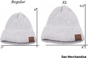 img 1 attached to Dan Merchandise Winter Beanie Charcoal Outdoor Recreation in Outdoor Clothing