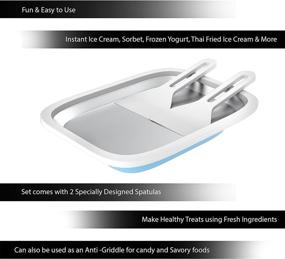 img 2 attached to Ice Cream Roller Plate: Easy Homemade Rolled Ice Cream Maker by Classic Cuisine