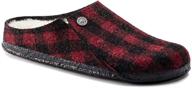 👞 ultimate comfort and style: birkenstock men's zermatt anthr shearling slippers logo