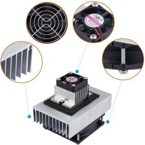 img 2 attached to 💨 WiMas DIY Peltier Cooler Kit: Efficient 12V Semiconductor Thermoelectric Cooling System with TEC1-12706 Peltier Heatsink Module Kit and Fan