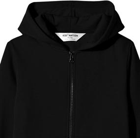 img 1 attached to 👦 Kid Nation Boys' Clothing: Stylish Brushed Fleece Sweatshirt in Fashion Hoodies & Sweatshirts