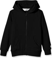 👦 kid nation boys' clothing: stylish brushed fleece sweatshirt in fashion hoodies & sweatshirts logo