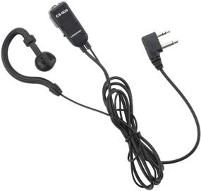 img 1 attached to 🎧 Pair of Midland AVPH4 Ear-Clip Two Way Headsets - Compatible Earpiece for Midland Walkie Talkie