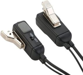 img 3 attached to 🎧 Pair of Midland AVPH4 Ear-Clip Two Way Headsets - Compatible Earpiece for Midland Walkie Talkie