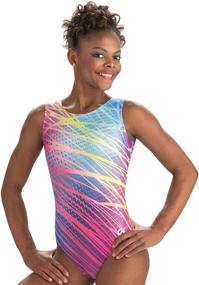 img 3 attached to 🌈 GK Girls Gymnastics Leotards: Rainbow Fields Dance Ballet One Piece - Perfect Fusion of Style and Performance