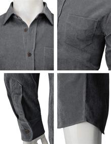 img 1 attached to H2H Casual Patterned BLACKIVORY CMTSTL144 Men's Clothing and Shirts