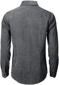 img 2 attached to H2H Casual Patterned BLACKIVORY CMTSTL144 Men's Clothing and Shirts