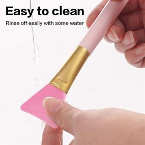 img 1 attached to Cuttte Silicone Flexible Applicator Moisturizers Tools & Accessories