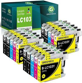 img 4 attached to 🖨️ 15 Pack GREENBOX Compatible Ink Cartridges for Brother LC103XL and LC101XL - Perfect for Brother MFC J870DW, J450DW, J470DW, J650DW, J4410DW, J4510DW, J4710DW, J6720DW Printers