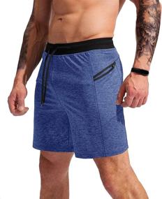 img 4 attached to Gradual Athletic Workout Running Pockets Men's Clothing and Active