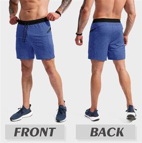 img 2 attached to Gradual Athletic Workout Running Pockets Men's Clothing and Active