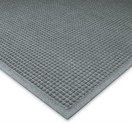 🚪 waterhog fashion mat: commercial-grade entrance mat with fabric border – indoor/outdoor, quick-drying, stain-resistant door mat (medium grey, 2' x 3') logo
