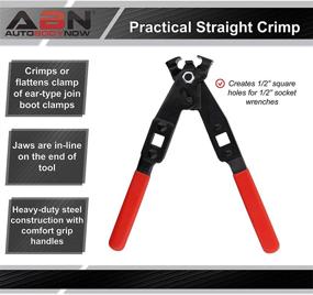 img 1 attached to 🔧 ABN CV Boot Clamp Pliers Tool: Professional Grade for Ear-Type Clamp Crimping or Removal on VW, Audi, BMW, Mercedes, Honda, Mazda Vehicles