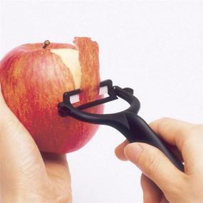 img 1 attached to Kyocera Advanced Ceramic Y Peeler: Efficiently Peel with Ease in Horizontal Motion, Black