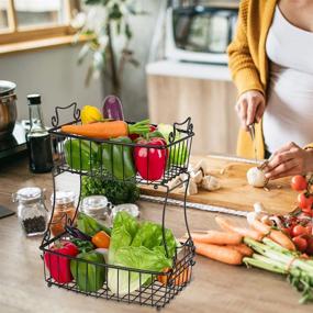 img 2 attached to 🥦 Bextsrack: Organize and Store Vegetables on Your Kitchen Countertop