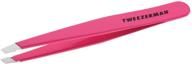 award-winning pink slant tweezer - professional stainless steel design (zw-1230-npp) logo