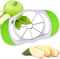 🍎 high-performance apple slicer & cutter - 8-blade, ultra-sharp stainless steel corer and divider for 3.5-inch apples logo