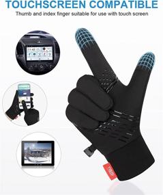 img 3 attached to 🧤 Black Cholewy Winter Gloves - Touchscreen Warm Gloves for Men and Women: Ideal for Hiking, Running, Cycling, Driving, and Workout