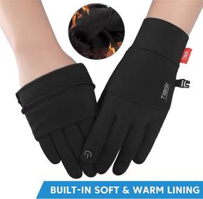 img 2 attached to 🧤 Black Cholewy Winter Gloves - Touchscreen Warm Gloves for Men and Women: Ideal for Hiking, Running, Cycling, Driving, and Workout