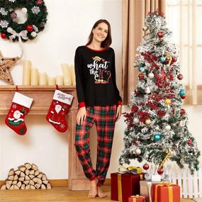 img 2 attached to 🎅 Men's Sleepwear with Christmas Letter Printing - Perfect for Sleep & Lounge