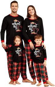 img 4 attached to 🎅 Men's Sleepwear with Christmas Letter Printing - Perfect for Sleep & Lounge