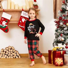 img 1 attached to 🎅 Men's Sleepwear with Christmas Letter Printing - Perfect for Sleep & Lounge