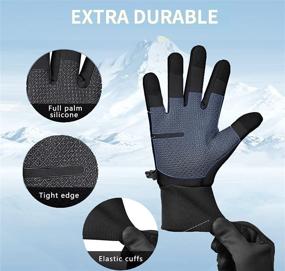 img 2 attached to Winter Gloves Freezer Touchscreen Waterproof
