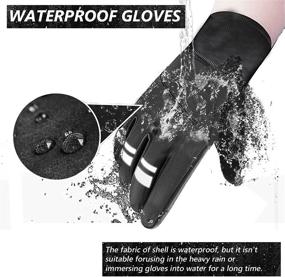 img 1 attached to Winter Gloves Freezer Touchscreen Waterproof