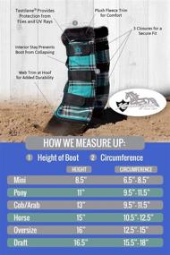 img 2 attached to 🐴 Kensington Protective Horse Fly Boots - Fleece Trimmed - Stay-Up Technology - Insect Bite & UV Ray Protection - Sold in Pairs (2 Boots)
