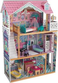 img 4 attached to 🏠 Enhance Your Child's Playtime with the KidKraft Annabelle Dollhouse and Furniture Set