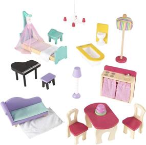 img 1 attached to 🏠 Enhance Your Child's Playtime with the KidKraft Annabelle Dollhouse and Furniture Set