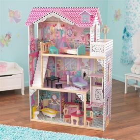 img 2 attached to 🏠 Enhance Your Child's Playtime with the KidKraft Annabelle Dollhouse and Furniture Set
