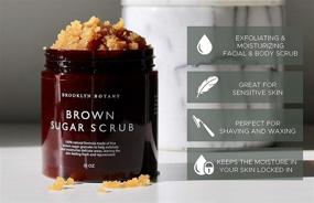 img 3 attached to 🧖 Brooklyn Botany Brown Sugar Body Scrub - Hydrating and Exfoliating Scrub for Body, Face, Hands, and Feet - Targets Acne Scars, Stretch Marks, Fine Lines, Wrinkles - Perfect Gifts for Women and Men - 20 oz