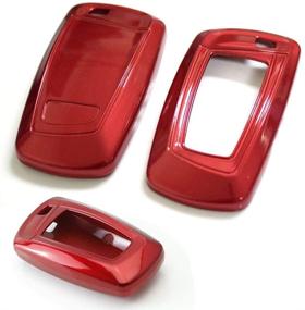 img 2 attached to 🔑 iJDMTOY Red Finish Key Fob Hard Shell Cover | BMW 1 2 3 4 5 6 7 Series X3 2nd Gen Smart Key
