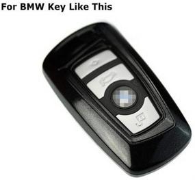 img 3 attached to 🔑 iJDMTOY Red Finish Key Fob Hard Shell Cover | BMW 1 2 3 4 5 6 7 Series X3 2nd Gen Smart Key