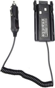 img 2 attached to 🔋 2Pack XFox UV-82 Battery Eliminator with 12V Car Charger - Alternative Power Supply for Baofeng UV-82HP, UV-82C, UV-82X, UV-89 Two Way Radios